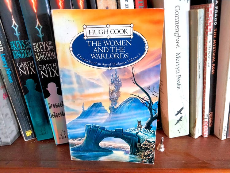 book cover depicting a flimsy, bone-like castle in a cold and swampy land